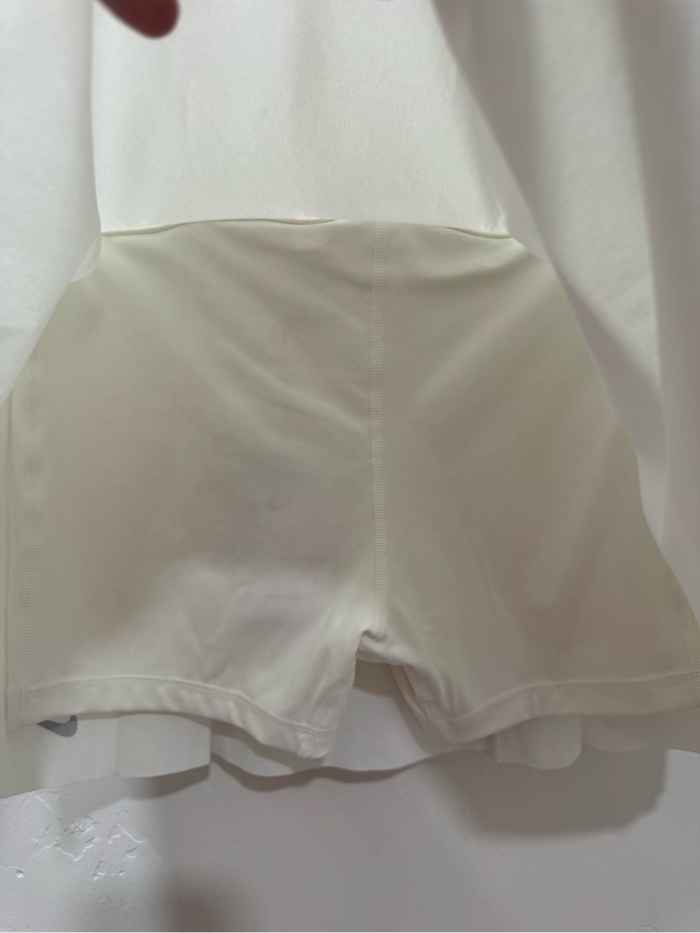 NWT Nike Dri-Fit White Tennis Skirt Skort Women's Medium Standard Fit - Picture 7 of 15